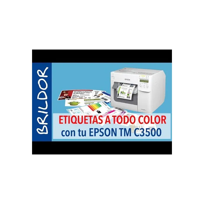Impresora para etiquetas Epson TM-C3500 y sus consumibles