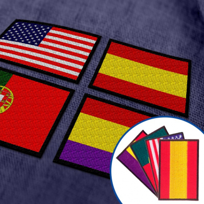 Parche Bordado Bandera ESPAÑA (Escudo)