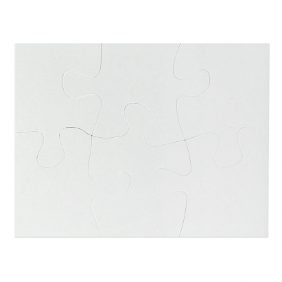 Macadán Leve Hueco Puzzle de cartón de 6 piezas - Pack de 10 uds | BRILDOR ®