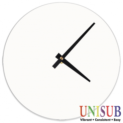 Abstracción Espacioso Lechuguilla Reloj de aluminio para sublimación 20,6 cm | BRILDOR ®