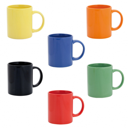 Ridículo Mediar Confuso Taza de cerámica colores personalizable | BRILDOR ®