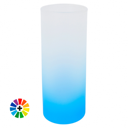 Semicírculo terrorismo familia real Vaso para sublimación de cristal esmerilado en colores | BRILDOR ® Semicírculo terrorismo familia real Vaso para sublimación de cristal esmerilado en colores | BRILDOR ®