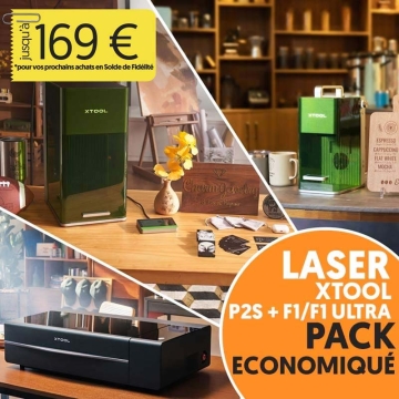 Machines laser xTool P2S et F1/F1 Ultra - Packs Économiques