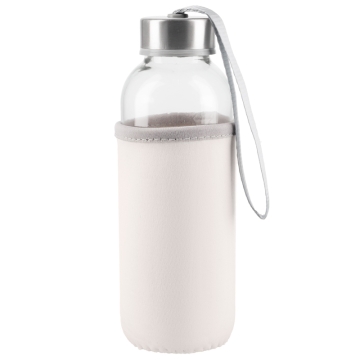 Jerricans en verre 420 ml avec manchon Soft Shell sublimable