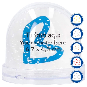 Bolas de nieve con foto Bolas de nieve con foto