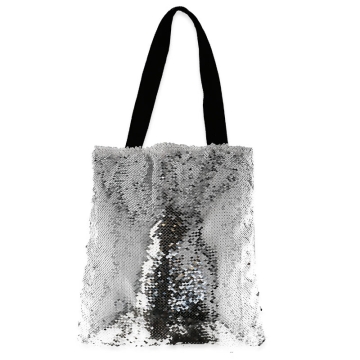 Bolsas de tela con lentejuela reversible sublimable