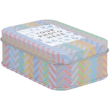 Multicoloured Metal Boxes with Photo Frames