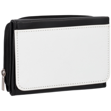 Cartera monedero polipiel negro 8x12 sublimable