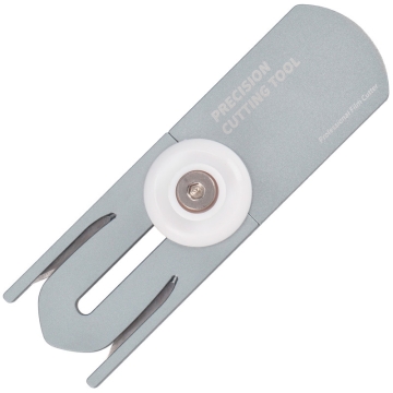 Cutter de sécurité à double lame avec guide de coupe