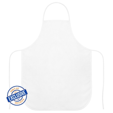 Delantal con peto de sarga sublimable