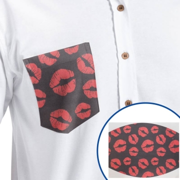 Diseño transfer Patrón Labios