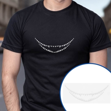 Diseño transfer Sonrisa Gato Glow