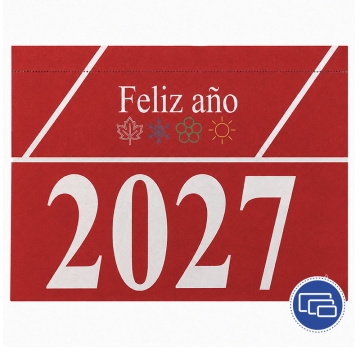 Faldillas calendarios mensuales 2027 Faldillas calendarios mensuales 2027