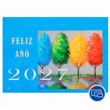 Faldillas calendarios mensuales 2027