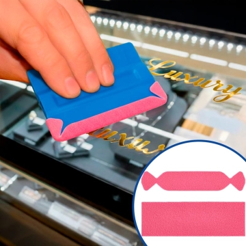 Fieltros autoadhesivos para espátulas de vinilo