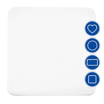 Sublimation Ceramic Fridge Magnets