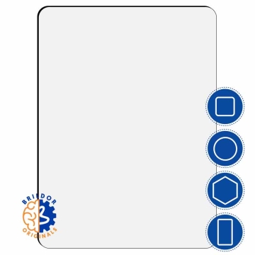 Imanes de madera DM3 sublimable - Figuras Geométricas Imanes de madera DM3 sublimable - Figuras Geométricas