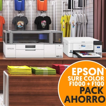 Impresoras Epson SureColor F1000 y F100 - Pack ahorro Impresoras Epson SureColor F1000 y F100 - Pack ahorro