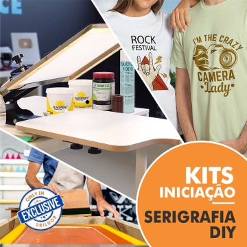 Kits de iniciação à serigrafia DIY