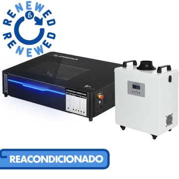 Máquina láser CO2 AtomStack Hurricane 55W con filtro - Reacondicionado