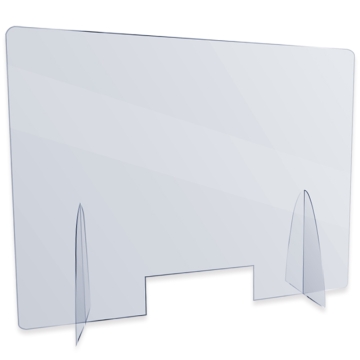 Protective Counter Screen with stands - Economical