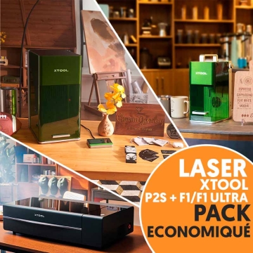 Machines laser xTool P2S et F1/F1 Ultra - Packs Économiques