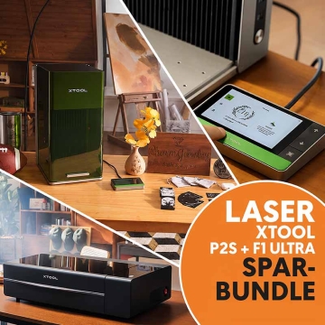 Lasergravur- und Schneidemaschinen xTool P2S und F1 Ultra