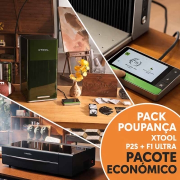 Máquinas de gravação e corte a laser xTool P2S e F1 Ultra