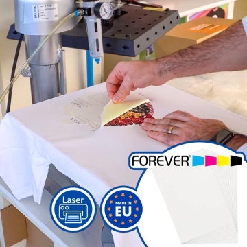 Papel transfer Láser Forever Classic+Universal para fondos claros