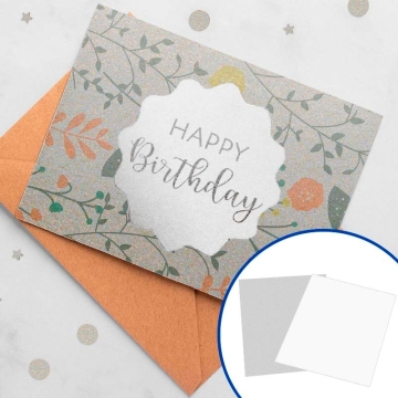 Printable Glitter Effect Papers