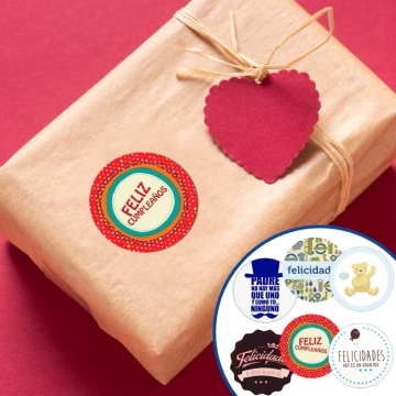 Pegatinas para regalos