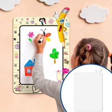 Pizarra infantil de madera DM3 sublimable