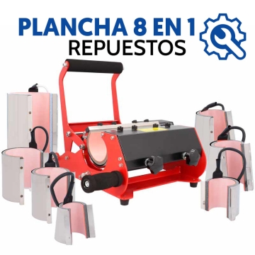 Recambios para plancha de tazas 8 en 1