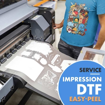 Service d'impression DTF Easy Peel Service d'impression DTF Easy Peel