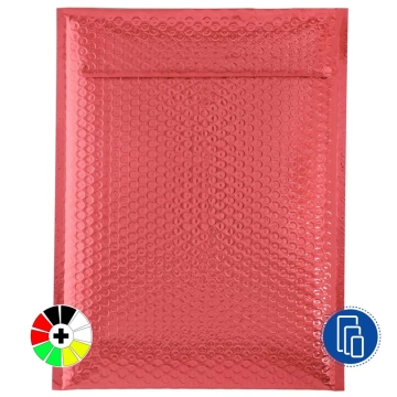 Enveloppes à bulles de couleur