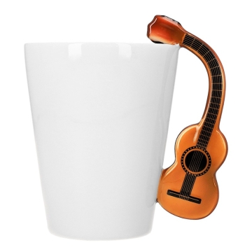 Tazas cónicas sublimables con asa diseño musical