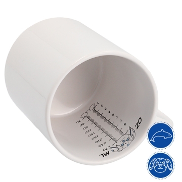 Mugs sublimables avec gobelet doseur intérieur imprimé Mugs sublimables avec gobelet doseur intérieur imprimé