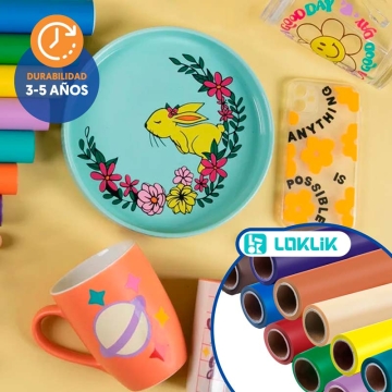Vinilo adhesivo de corte mate y brillo - LokLik