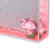 Cadre photo aquatique - Copeaux de rose et de flamant rose