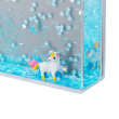 Cadre photo aquatique - Licorne et étoiles bleues