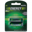 Rechargeable AA battery 2500mAh Energy - Pack of 2 units