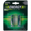 Rechargeable AAA battery 1000mAh  Energy - Pack of 2 units