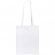 Cotton Bag 100% Long Handles - White