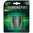 Pila AAA recargable 1000mAh Energy - Pack de 2 uds