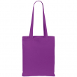 Bolsa asas largas 100% algodón color Morado