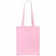 Bolsa asas largas 100% algodón color Rosa