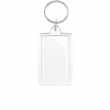 Porte-clés acrylique rectangulaire 3,2x5,2cm pour photos