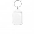 Rectangular Acrylic Keyring 3.5x4.5cm for Photos