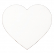 Magnet cœur 7x9cm sublimable MDF 3mm - Lot de 5 unités