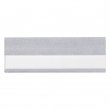Silver Aluminium Name Tag 7x1,2cm with Pin and Clip